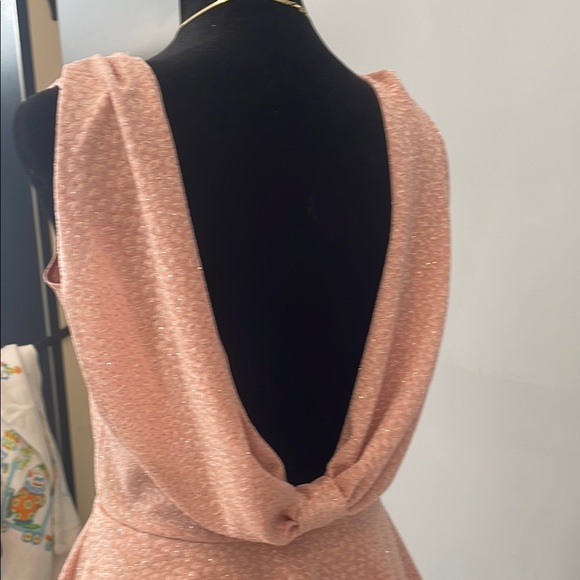 Elegant Pink Peplum Dress Windsor brand small - Picture 3 of 3